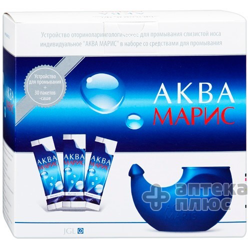 Аква Марис Система Для Орошения Носа морская соль, саше №30