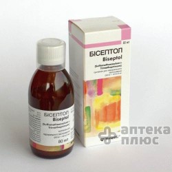 Бисептол суспензия 240 мг/5 мл флакон 80 мл №1