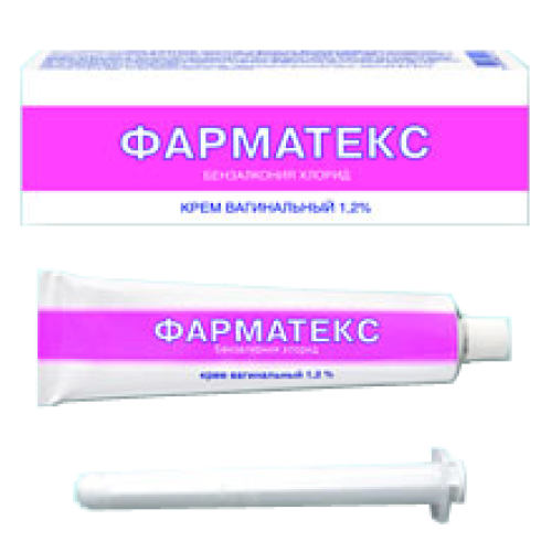Фарматекс крем вагін. 1 №2% туба 72 г