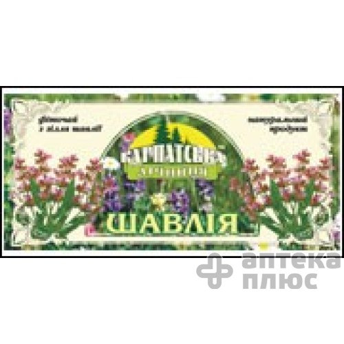 Фиточай Карпатская Лечебница пакет, шалфей №25