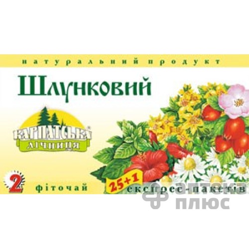 Фиточай Желудочный №2 пакет 1 г №25