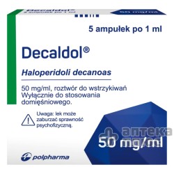 Галоперидол деканоат (Декалдол) 50мг/мл ампули 1 мл №5