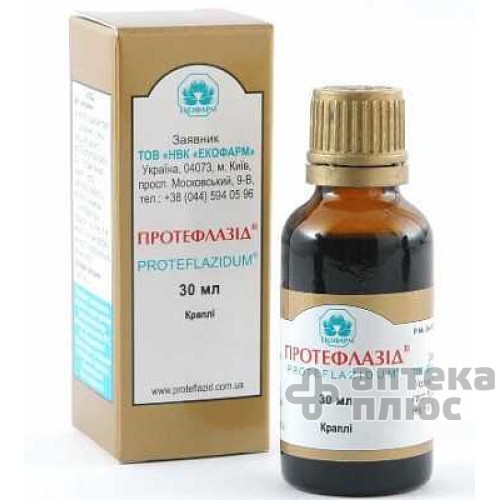 Протефлазід крап. флакон скляний 30 мл №1
