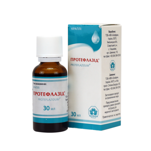 Протефлазид капли флакон 30 мл №1 Протефлазид капли флакон 30 мл №1