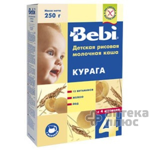 Беби Каша Молочная 250 г, курага