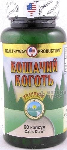 Кошачий Коготь капсулы 500 мг №60