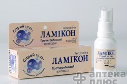 Ламикон спрей 1% флакон 25 г №1