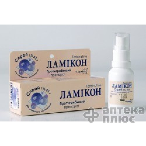 Ламикон спрей 1% флакон 25 г №1