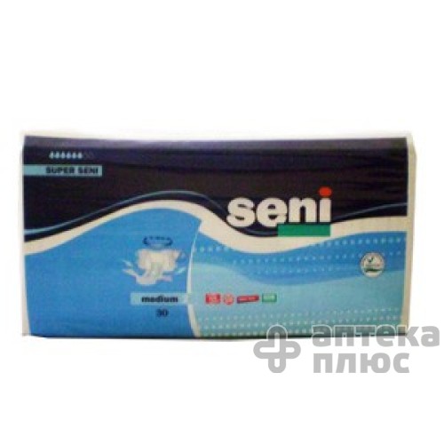 Подгузники Для Взрослых Super Seni Air Plus medium №30 Подгузники Для Взрослых Super Seni Air Plus medium №30
