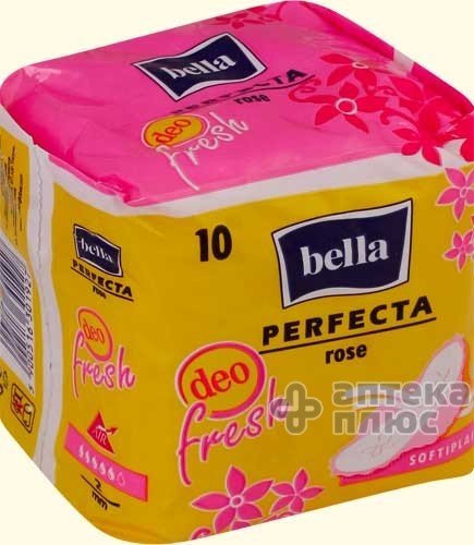 Прокладки Гигиенические Белла Перфекта Роуз Део Фреш softiplait №10 Прокладки Гигиенические Белла Перфекта Роуз Део Фреш softiplait №10