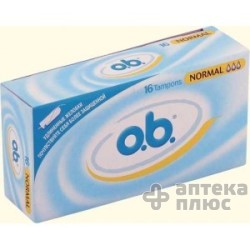 Тампони O.B. про комфорт нормал про комфорт нормал №16
