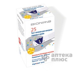Тест-Полоски Для Определения Глюкозы В Крови Бионайм Райтест