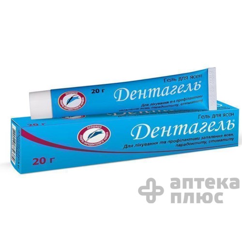 Дентагель гель туба 20 г №1