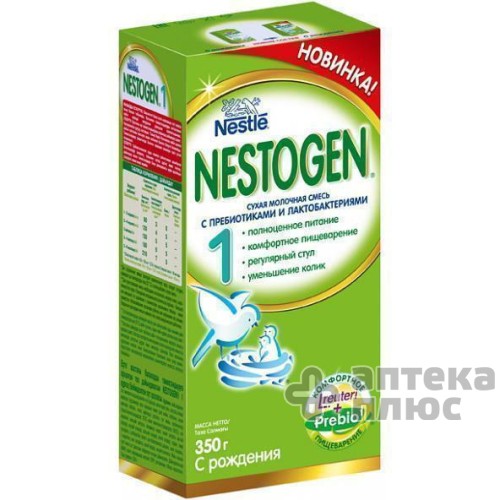 Нестожен 1 Смесь Молочная Сухая с пребиотиками пакет 350 г, от 0 до 6 мес.
