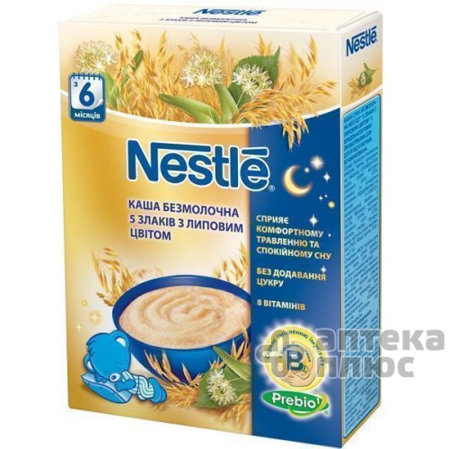 Нестле Каша Сухая Безмолочная 200 г, 5 злаков