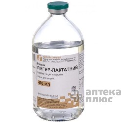 Рингера Лактатный Раствор раствор для инфузий бут. 400 мл