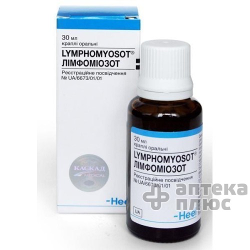 Лімфоміозот краплі оральні флакон-крапельниця 30 мл