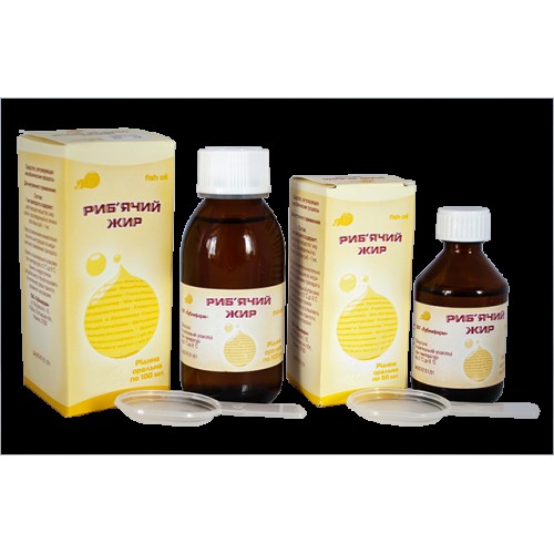 Риб`ячий жир олія 50 мл флакон №1