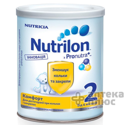 Нутрилон Комфорт 2 Смесь Сухая 400 г, 6-12 мес.