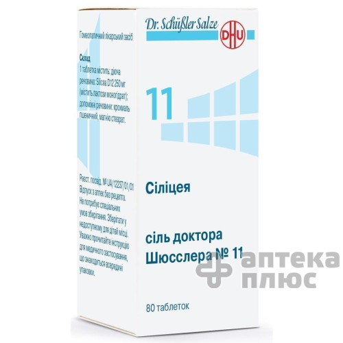 Силицея Соль Доктора Шюсслера №11 таблетки флакон №80