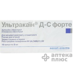 Ультракаин Д-С Форте