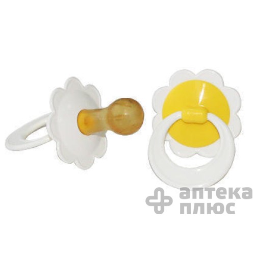 Соска-Пустышка тип 2 Ромашка 2, индивид. уп. п/э №1