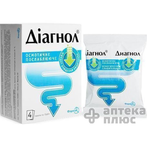 Диагнол порошок д/оральн. раствора 64 г пакет 73,69 г №4