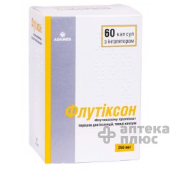 Флутиксон порошок для ингаляций капсулы 250 мкг №60