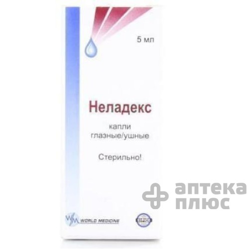 Неладекс крап. оч./вуш. флакон-крапел. 5 мл №1