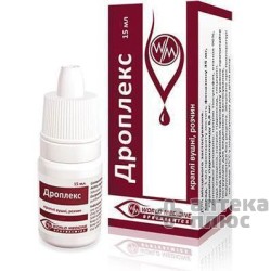 Дроплекс кап. уш. флакон-капельн. 15 мл №1