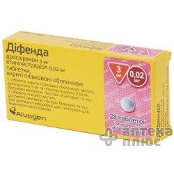 Дифенда таблетки п/о №28