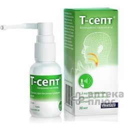 Т-Септ спрей 1,5 мг флакон 30 мл №1