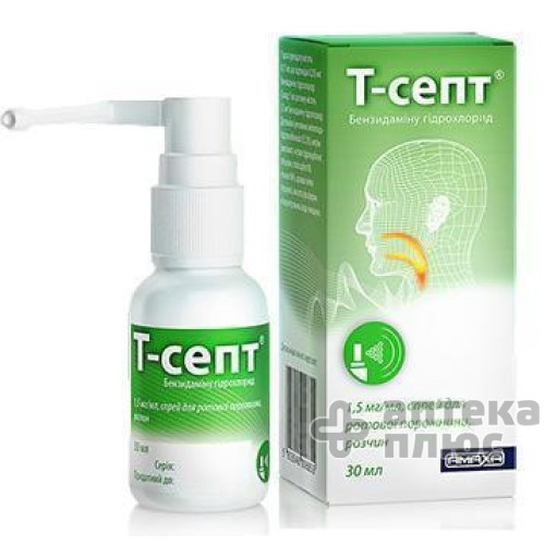 Т-Септ спрей 1,5 мг флакон 30 мл №1