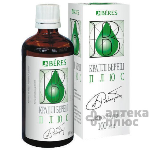 Береш плюс крап. флакон 100 мл №1