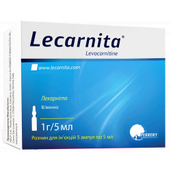 Лекарнита раствор для инъекций 1 г/5 мл ампулы 5 мл №5