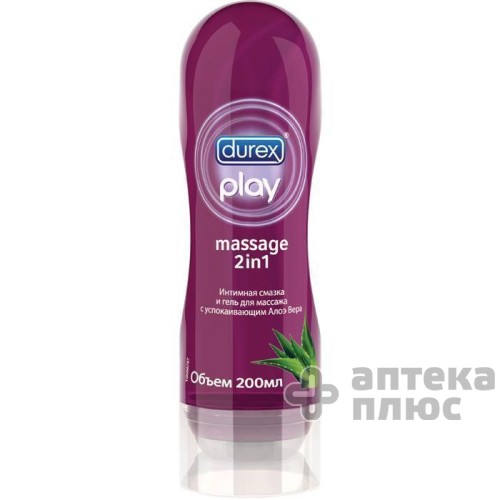 Гель-Смазка Дюрекс Плей Массаж 2 В 1 С Алоэ Вера 200 мл