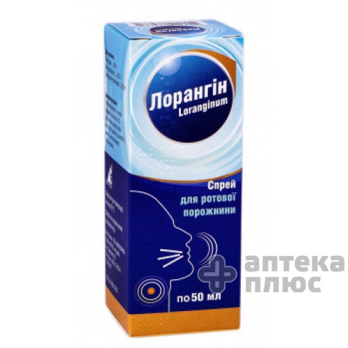 Лорангін спрей д/ротов. порожн. флакон 50 мл №1