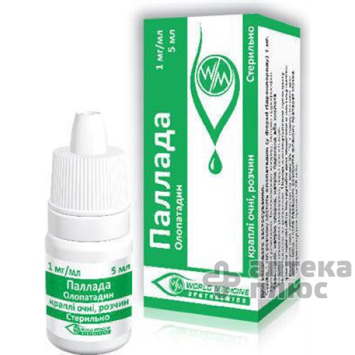 Паллада крап. оч. 0 №1% флакон-крапел. 5 мл