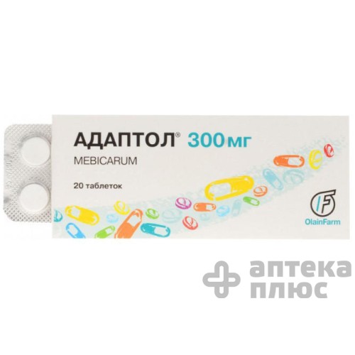 Адаптол табл. 300 мг №20