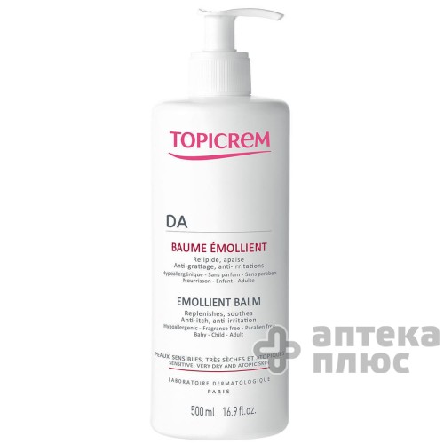 Топікрем АД пом`якшуючий бальзам для обличчя та тіла 500 мл