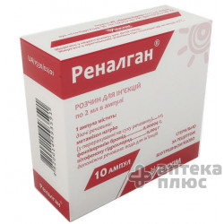 Реналган раствор для инъекций ампулы 2 мл №10