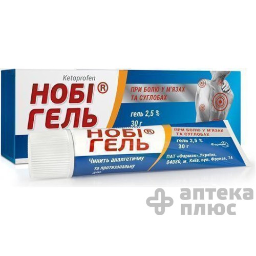 Ноби Гель гель 2,5% туба 30 г