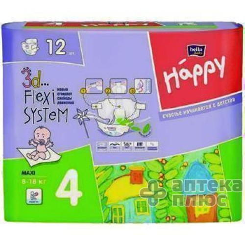 Подгузники Детские Bella Baby Happy maxi №12