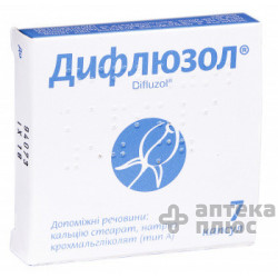Дифлюзол капсулы 50 мг №7