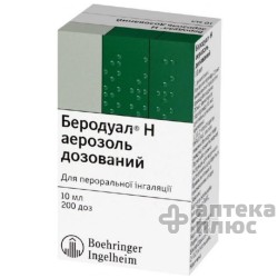Беродуал аэр. 200 доз, 10 мл