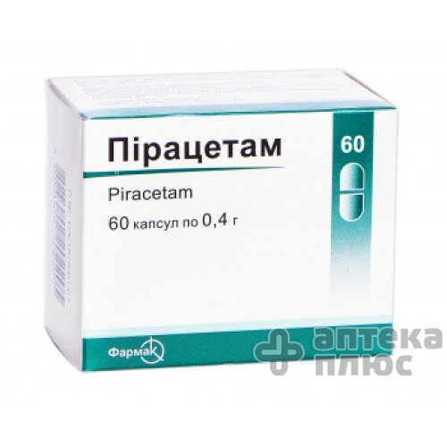 Пірацетам капсули 400 мг №60