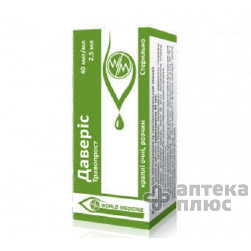 Даверіс крап. оч. 4% флакон-крапел. 2 №5 мл