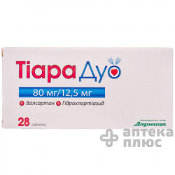 Тиара Дуо табл. п/о 92,5 мг №28