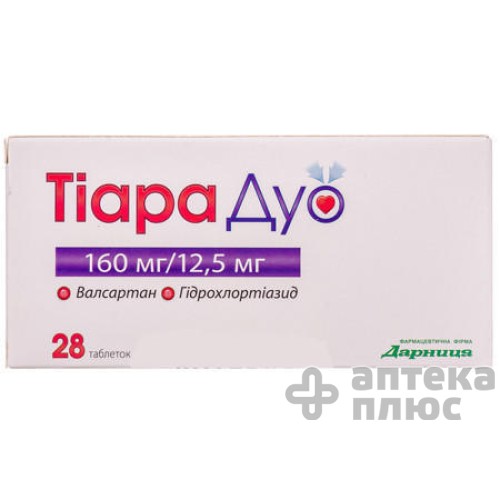 Тиара Дуо табл. п/о 172,5 мг №28