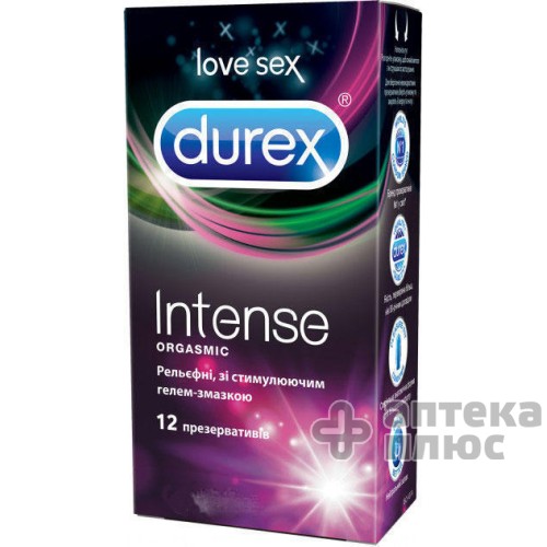 Презервативы С Силиконовой Смазкой Дюрекс Интенс №12